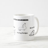 タイプのダックスフント|のおもしろいなダックスフント コーヒーマグカップ (正面右)