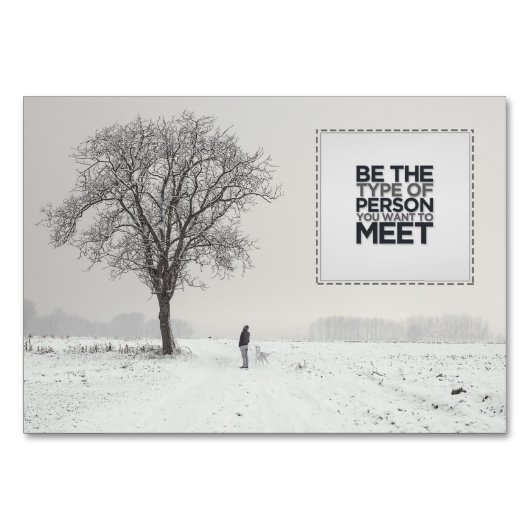 タイプの人 テーブルナンバー (正面)