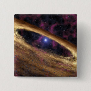タイプの死んだ星はパルサーを呼びました 缶バッジ