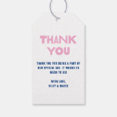 タイプはっきりしたLOVE WINSカラフル結婚式の引き出物 ギフトタグ (裏面)