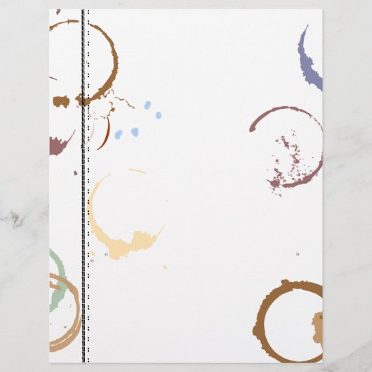 タイプアートコーヒーステインフライヤーテンプレート チラシ (正面)