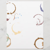 タイプアートコーヒーステインフライヤーテンプレート チラシ (裏面)