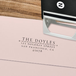 タイプエレガント差出人住所自己インクスタンプ セルフインキングスタンプ