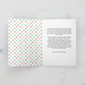 タイプカラフルと明メリーるい折り畳みホリデーカード シーズンカード (内部)