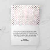 タイプカラフルと明メリーるい折り畳みホリデーカード シーズンカード (内部)