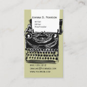 タイプタイプライターエデクリックィタカスタマイズー 名刺 (正面)