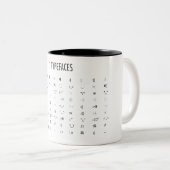 タイプフェイス ツートーンマグカップ (正面右)