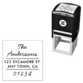 タイプモダン差出人住所スタンプ セルフインキングスタンプ (インサイチュ)