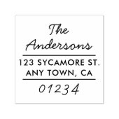 タイプモダン差出人住所スタンプ セルフインキングスタンプ (デザイン)