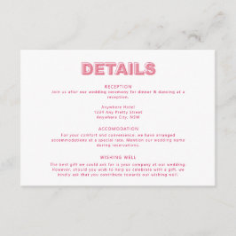 タイプモダン文字はっきりした詳細エンクロージャカード エンクロージャーカード