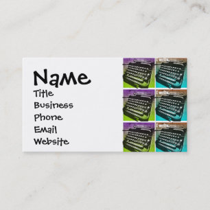 タイプライカッコいいタポップ・アートのー・アート(ライター・作家) 名刺