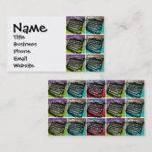 タイプライカッコいいタポップ・アートのー・アート(ライター・作家) 名刺 (正面/裏面)