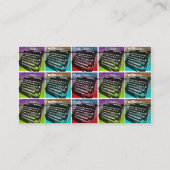 タイプライカッコいいタポップ・アートのー・アート(ライター・作家) 名刺 (裏面)