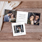 タイプライタミニマルー |とメリー写結婚した真 三つ折りクリスマスカード