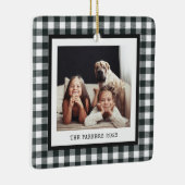 タイプライタモダンー | Black Ginghamの写真2枚 セラミックオーナメント (右)