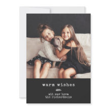 タイプライタモダンー | Holiday Photo on Black Gingham