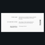 タイプライタユニーク白黒横書き結婚の メニュー<br><div class="desc">このメニュユニークーカードは次の通りですモダン。タイポグラフィ付きのメニュー結婚カードと、タイプライターフォントとサンセリフフォントを混ぜ合わせたクリーンなデザインとモダン、あなたのメニューのカードとして使用する水平なメニューカード。すべての文字はカスタマイズ可能。単にメニューと名前と日付を変更する（または削除）。</div>