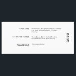 タイプライタユニーク白黒横書き結婚の メニュー<br><div class="desc">このメニュユニークーカードは次の通りですモダン。タイポグラフィ付きのメニュー結婚カードと、タイプライターフォントとサンセリフフォントを混ぜ合わせたクリーンなデザインとモダン、あなたのメニューのカードとして使用する水平なメニューカード。すべての文字はカスタマイズ可能。単にメニューと名前と日付を変更する（または削除）。</div>