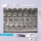 タイプライターありがとう 薄葉紙 (クラフト)