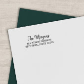 タイプライターおよびスクリプトファミリ名差出人住所 セルフインキングスタンプ