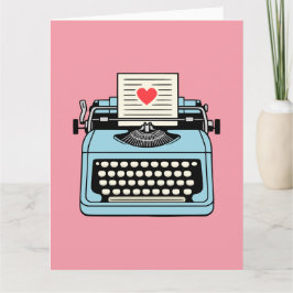 タイプライターが大好き カード