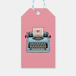 タイプライターが大好き ギフトタグ