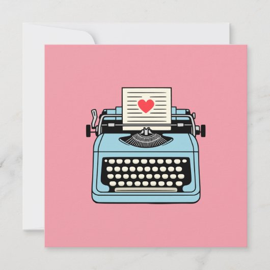 タイプライターが大好き シーズンカード (正面)