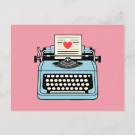 タイプライターが大好き シーズンポストカード
