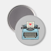 タイプライターが大好き マグネット (正面/裏面)