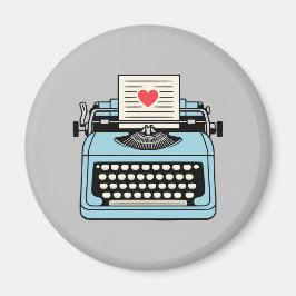 タイプライターが大好き マグネット