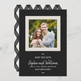 タイプライターとスクリプト写真の保存日付 セーブザデート