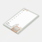 タイプライターとフラワーズ紙ポストイットノート ポストイット (アングル)