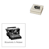 タイプライターのゴム印パーソナライズされた、 ラバースタンプ (押印)