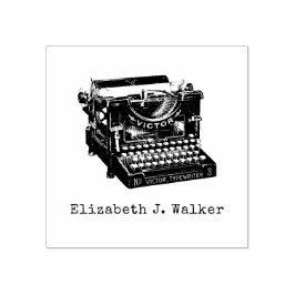 タイプライターのゴム印パーソナライズされた、 ラバースタンプ