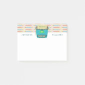 タイプライターのレトロの作家は|の名前をカスタムするを書きます ポストイット (正面)