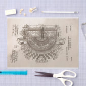 タイプライターのヴィンテージ版特許 薄葉紙 (クラフト)