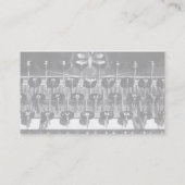 タイプライターの作家の作家の名刺 名刺 (裏面)