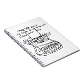 タイプライターの俳句 ノートブック (右側)