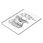 タイプライターの俳句 ノートブック (左側)