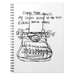 タイプライターの俳句 ノートブック