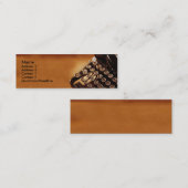 タイプライターの名刺 スキニー名刺 (正面/裏面)