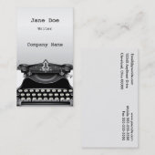 タイプライターの名刺 名刺 (正面/裏面)