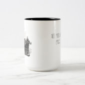 タイプライターの詩人tpdモダン art new esometic ツートーンマグカップ (中央)