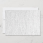 タイプライターエレガント鍵結婚式招待状 招待状 (裏面)