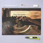 タイプライターカスタムヴィンテージの切り離しティッシュペーパー 薄葉紙 (クラフト)