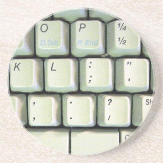 タイプライターキーボード コースター (正面)