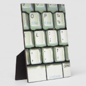 タイプライターキーボード フォトプラーク (側面)