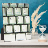 タイプライターキーボード フォトプラーク (側面)