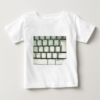 タイプライターキーボード ベビーTシャツ