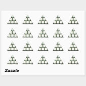 タイプライターキーボード 三角形シール (シート)